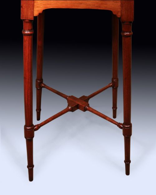 ANTIQUE GEORGE III PERIOD MAHOGANY URN STAND - ADDITIONAL PHOTO 2