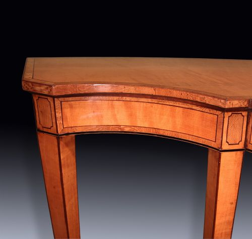 ANTIQUE SHERATON PERIOD SATINWOOD CONSOLE TABLE - ADDITIONAL PHOTO 2