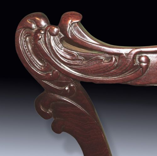 18TH CENTURY CHIPPENDALE MAHOGANY TWOSEAT SETTEE - ADDITIONAL PHOTO 2