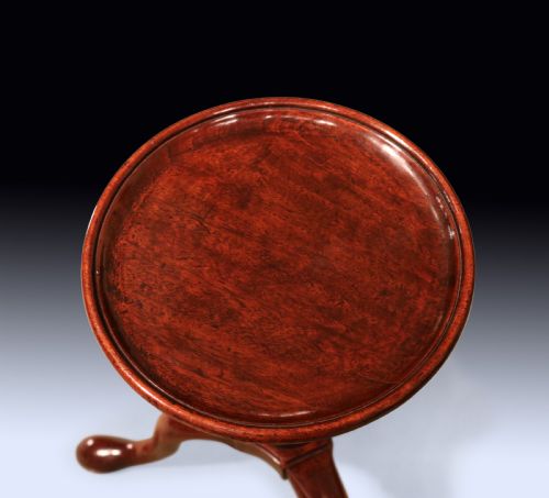 ANTIQUE GEORGE II PERIOD MAHOGANY KETTLE STAND - ADDITIONAL PHOTO 1
