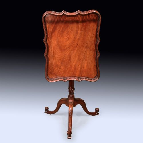 ANTIQUE CHIPPENDALE PERIOD MAHOGANY OCCASIONAL TABLE - ADDITIONAL PHOTO 1