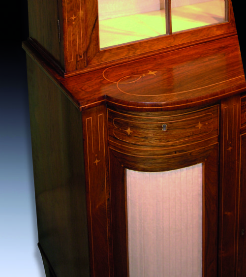 NEAR PAIR OF EARLY 19TH CENTURY REGENCY PERIOD BOOKCASES - ADDITIONAL PHOTO 2