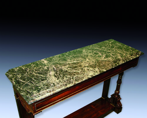 FINE REGENCY PERIOD ROSEWOOD CONSOLE TABLE - ADDITIONAL PHOTO 1