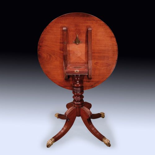 ANTIQUE REGENCY PERIOD MAHOGANY OCCASIONAL TABLE - ADDITIONAL PHOTO 2