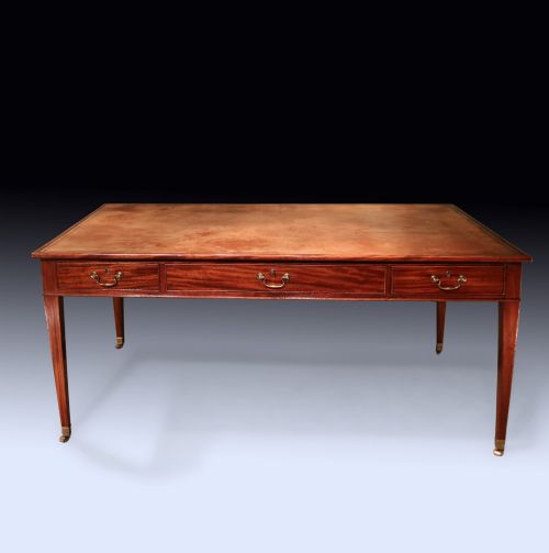 Antique George III Period Mahogany Writing Table