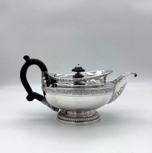 Antique George III Silver Teapot London 1816 Paul Storr