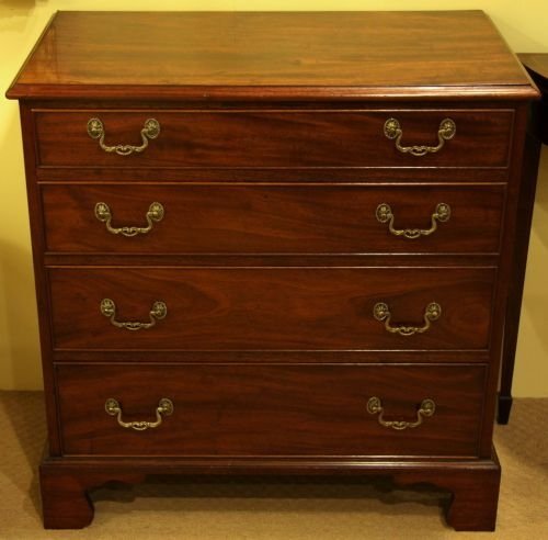A Georgian Mahogany Chest of Drawers (Converted from Commode) Circa 1800
