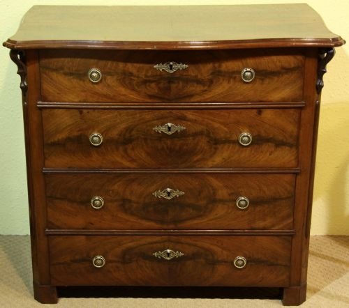A Fine Quality French Mahogany Commode Chest of Drawers Circa 1850
