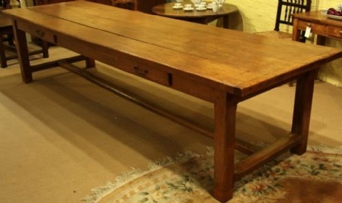 An Enormous Beech Farmhouse Table from Normandy