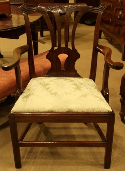 A George II Walnut Armchair Circa 1755