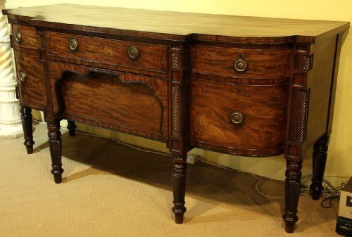 fig 1. A Superb Regency Period Mahogany Sideboard Circa 1820