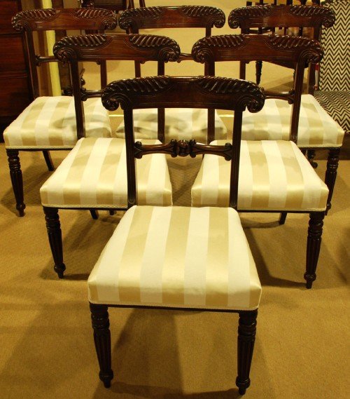 A Set of Six George IV Dining Chairs Circa 1830