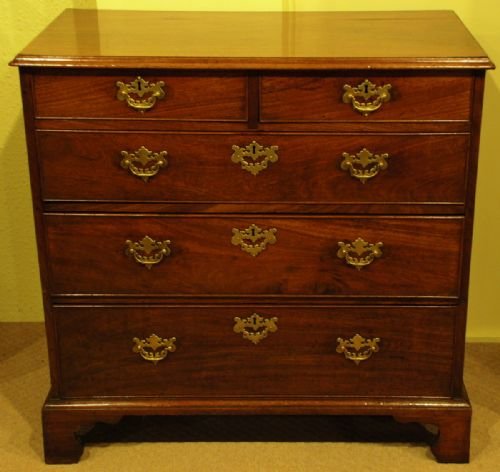 A Good Small 18th Century Mahogany Chest of Drawers Circa 1765
