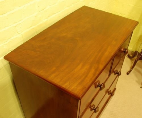 fig 1. A Small Victorian Mahogany Chest of Drawers