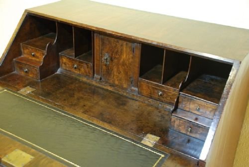 fig 1. A George II Walnut Bureau