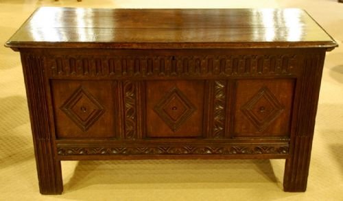 A Late 17th Century Oak Coffer