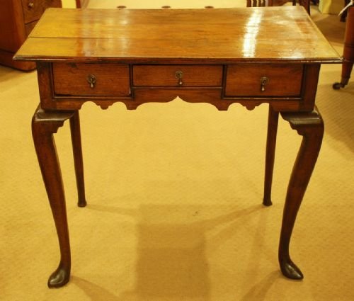 An Elegant 18th Century Oak Lowboy from North Wales Circa 1760