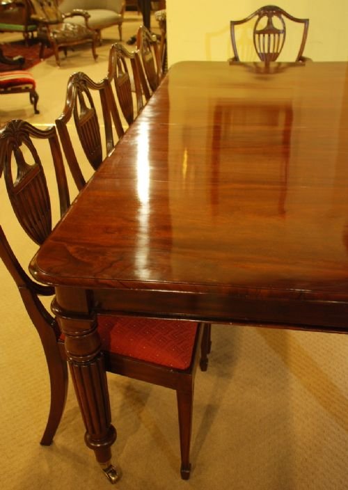 fig 1. A Victorian Mahogany Extending Dining Table