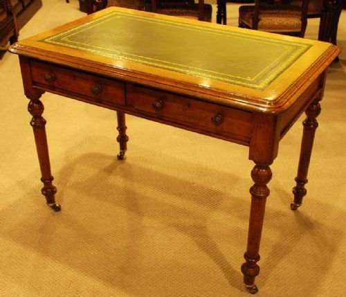 fig 1. An Oak Victorian Writing Table Circa 1870