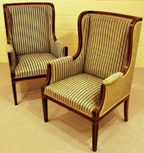 A Pair of Edwardian Armchairs Circa 1910