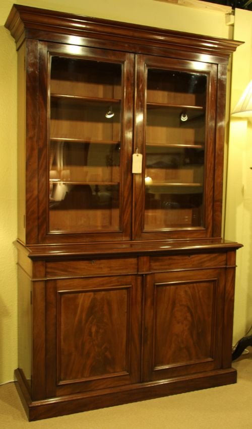 fig 1. A Mid-Victorian Mahogany Bookcase