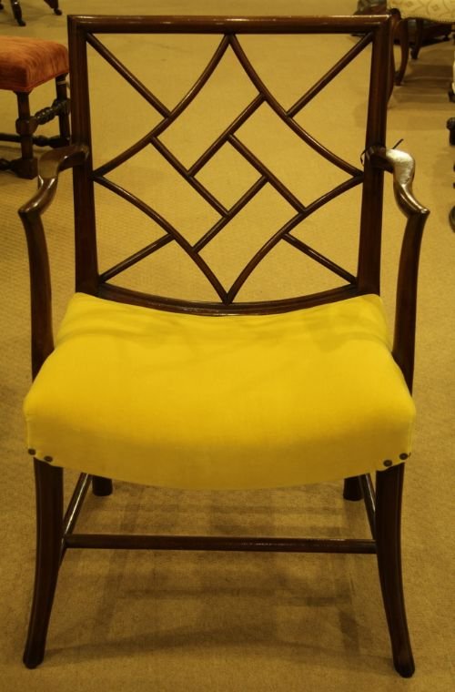 Scottish Mahogany "Cockpen" Armchair
