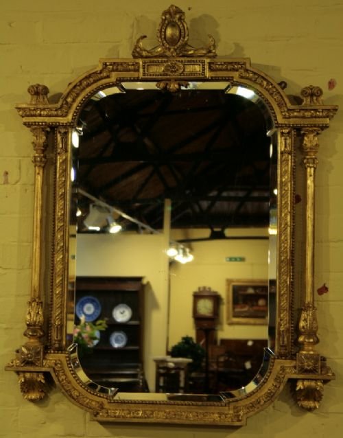 A Victorian Gilt Wall Mirror