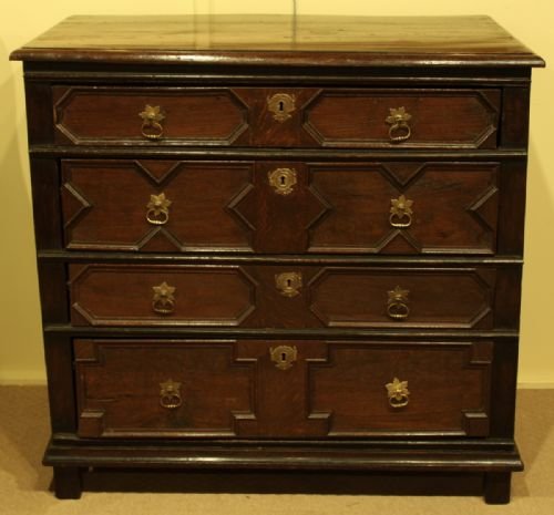 A 17th Century Oak William and Mary Chest of Drawers