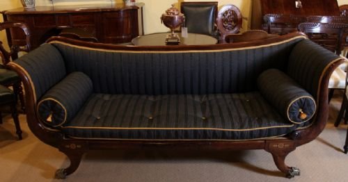 Regency Faux Rosewood Sofa