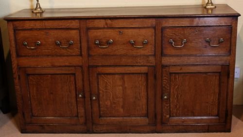 Georgian Oak Dresser Base