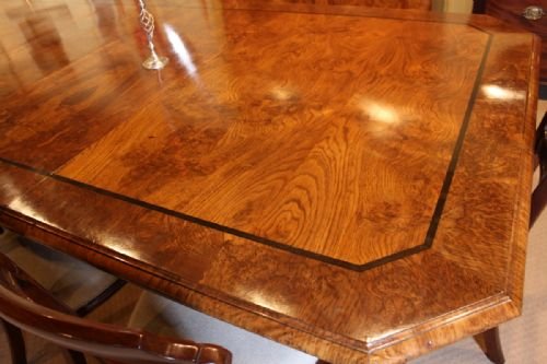 fig 1. Oak four leaf dining table
