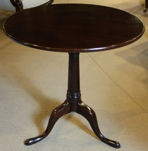 Georgian Mahogany Bird Cage Wine Table
