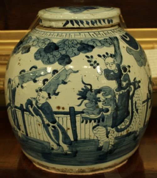 Chinese Blue and White Ginger Jar