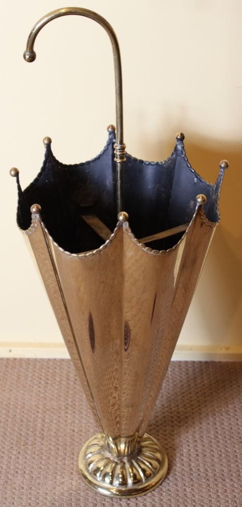 Victorian Brass Umbrella Stand