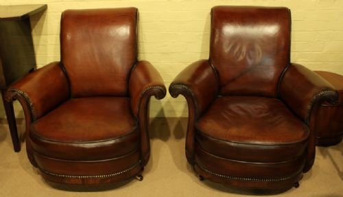A Pair of Art Deco Armchairs