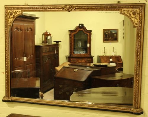 Victorian Gilt Overmantle Mirror