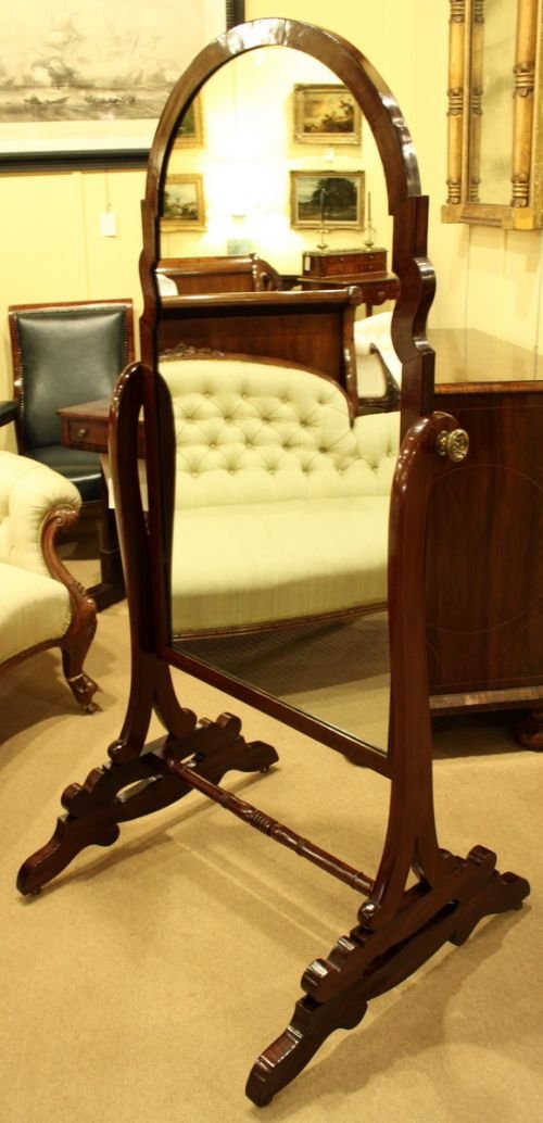 Late 19th Century Cheval Mirror