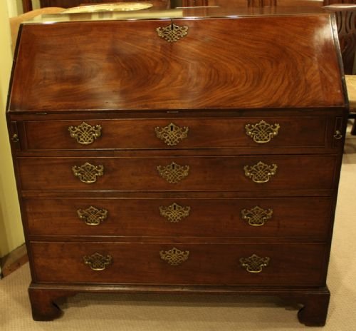 George III Mahogany Bureau