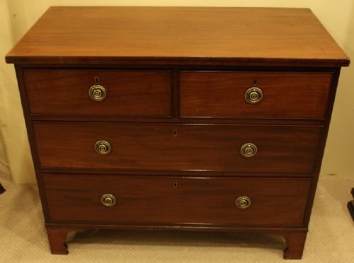An Early Victorian Low Mahogany Chest of Drawers