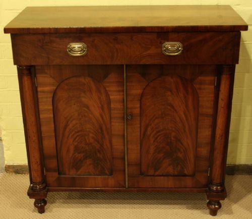 A Mahogany Chiffonier with a Single Drawer