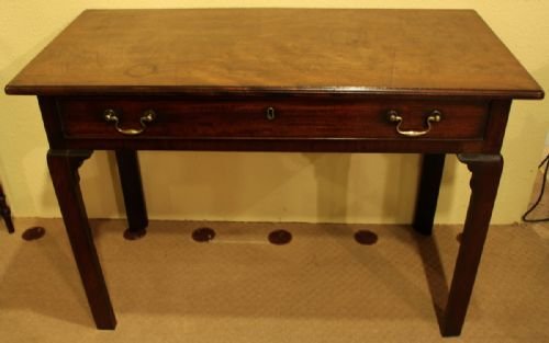 George II Mahogany Single Drawer Side Table