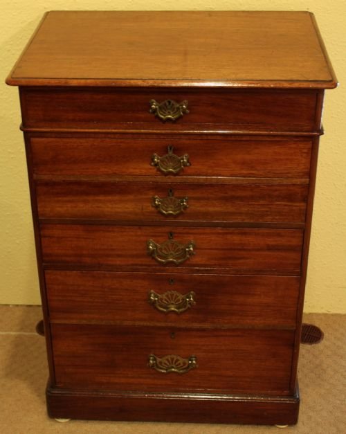 A Mahogany Collectors Cabinet