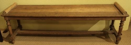 An Oak Hall Bench of Pegged Construction