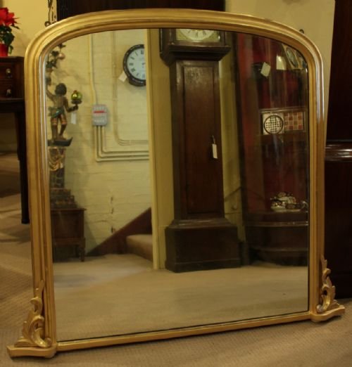 Victorian Gilt Overmantle Mirror