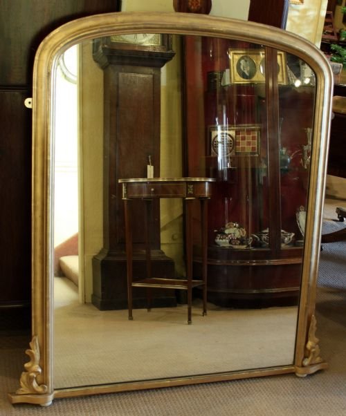 Victorian Gilt Overmantle Mirror
