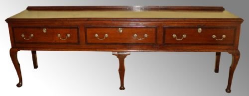 George III Oak Dresser Base