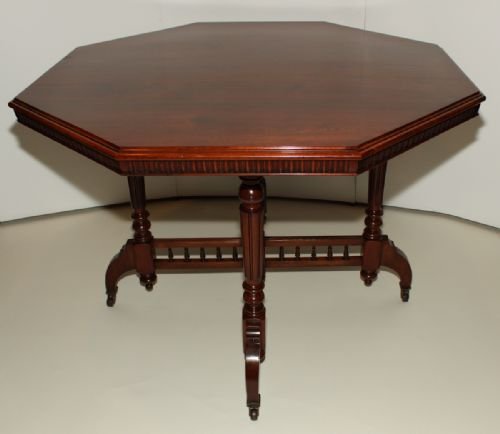 Unusual and Large Walnut Occasional Table