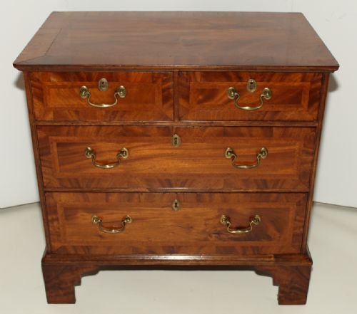 18th Century Walnut Chest of Rare Small Size