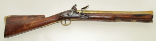 Flintlock Brass Barrelled Blunderbuss with a Finely Figured Walnut Stock