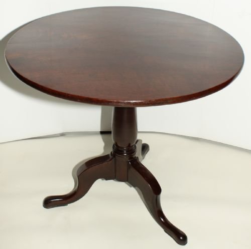 George II Mahogany Birdcage Tripod Table
